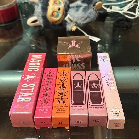 Jeffree Star Other - 7-Piece Jeffree Star Bundle From Heaven includes Lip Glosses, Balms, & MORE